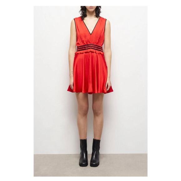 The Kooples Dresses & Skirts - New the Kooples red & black trend dress sz 1 small